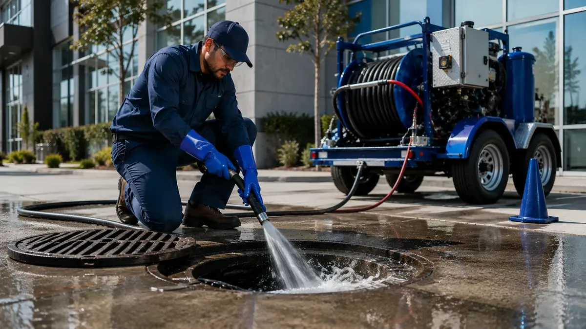 Commercial Hydro Jet Drain Cleaning in San Simeon