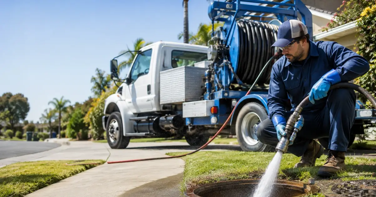 Hydro jet sewer cleaning San Simeon