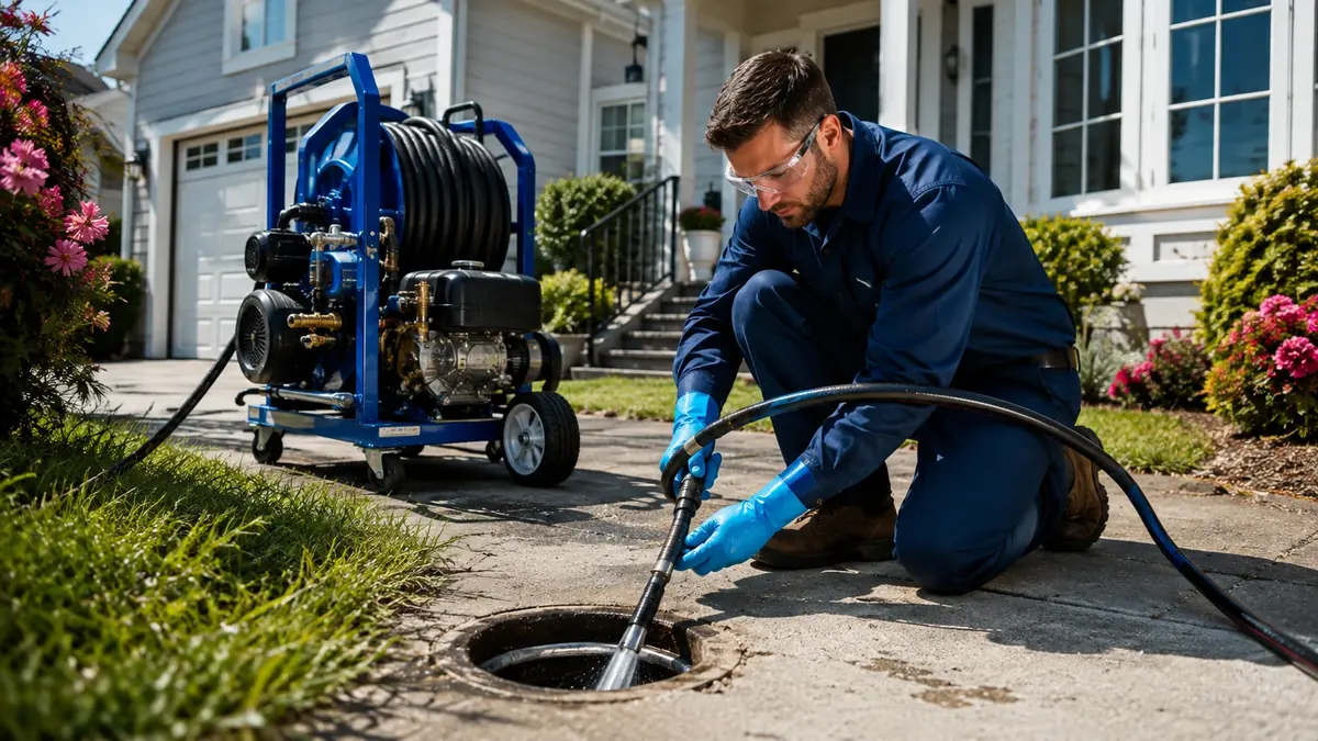 Residential Hydro Jet Drain Cleaning in San Simeon